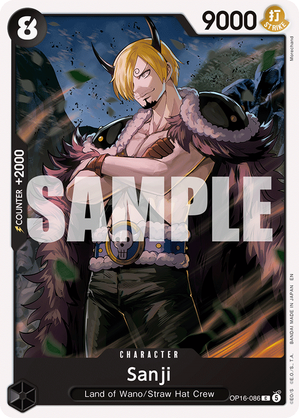 Sanji OP16-086 - The Time of Battle OP16 kart görseli