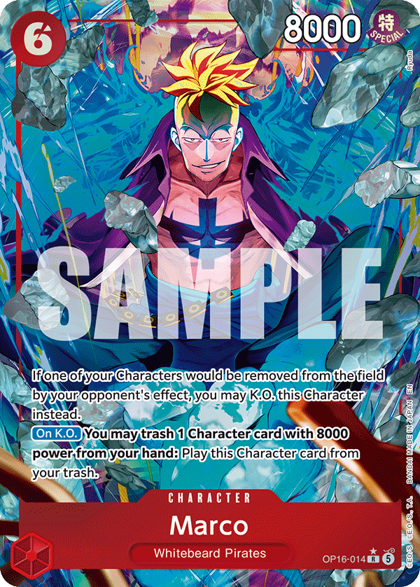 Marco (Alternate Art) OP16-014 - The Time of Battle OP16 kart görseli