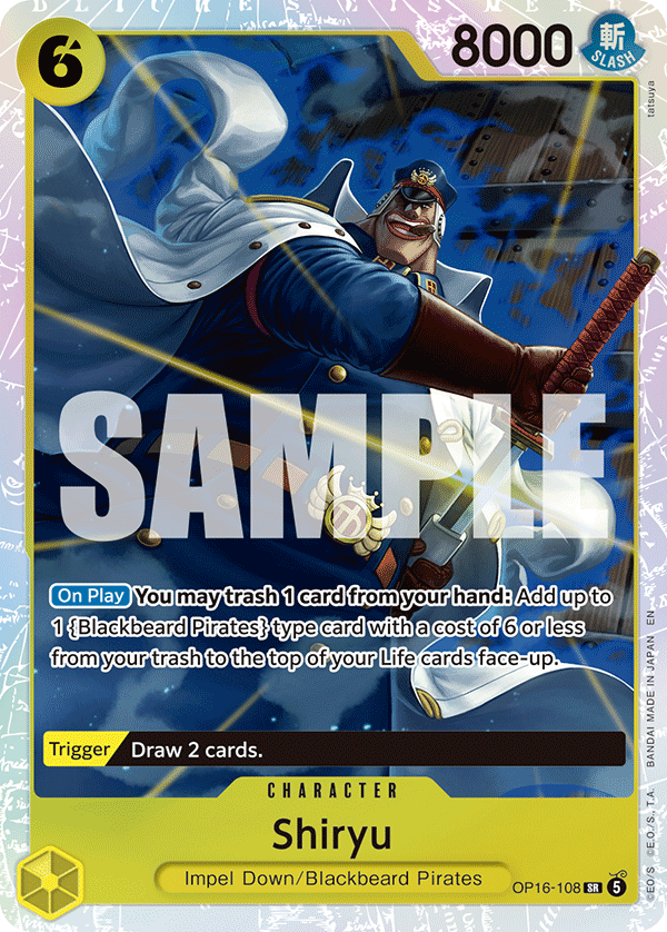 Shiryu (Full Art) OP16-108 - The Time of Battle OP16 kart görseli