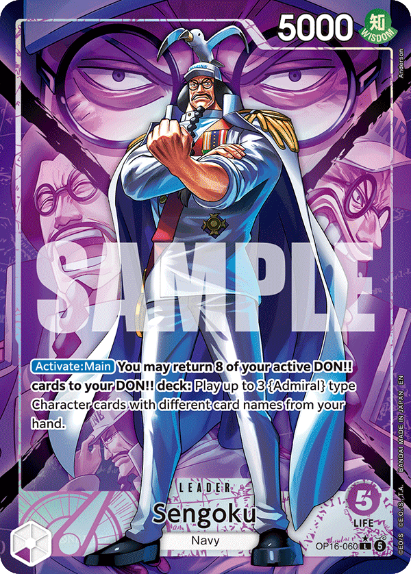 Sengoku (060) (Alternate Art) OP16-060 - The Time of Battle OP16 kart görseli