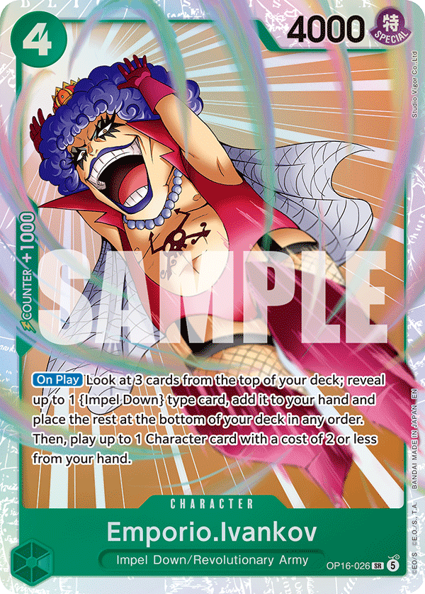 Emporio.Ivankov (026) OP16-026 - The Time of Battle OP16 kart görseli