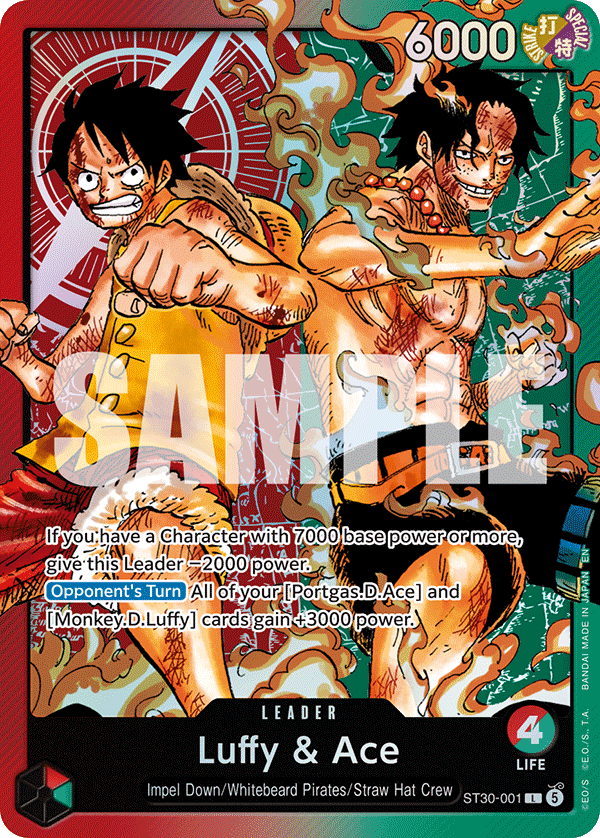 Luffy & Ace kart görseli