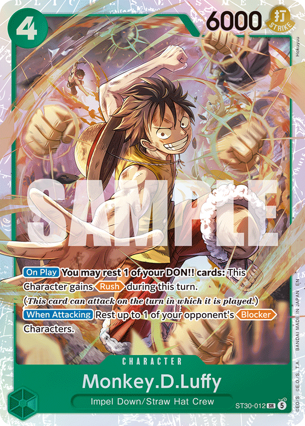 Monkey.D.Luffy ST30-012 - Starter Deck EX: Luffy & Ace ST30 kart görseli
