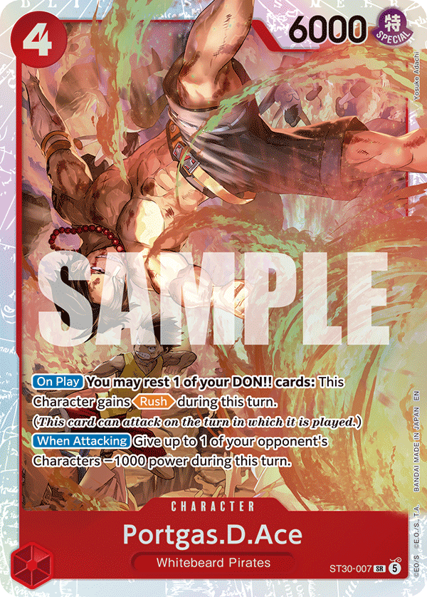 Portgas.D.Ace (007) ST30-007 - Starter Deck EX: Luffy & Ace ST30 kart görseli