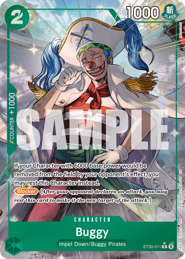 Buggy (Full Art) ST30-011 - Starter Deck EX: Luffy & Ace ST30 kart görseli