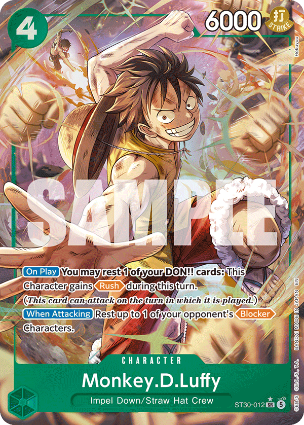 Monkey.D.Luffy (Parallel) ST30-012 - Starter Deck EX: Luffy & Ace ST30 kart görseli