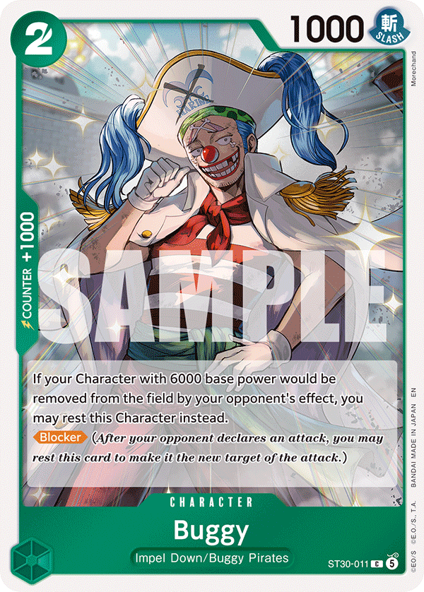 Buggy ST30-011 - Starter Deck EX: Luffy & Ace ST30 kart görseli