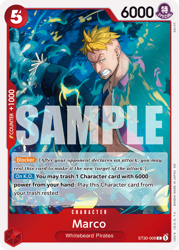 Marco ST30-008 - Starter Deck EX: Luffy & Ace ST30 kart görseli