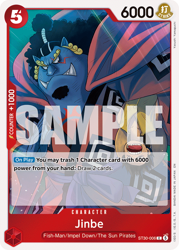 Jinbe ST30-006 - Starter Deck EX: Luffy & Ace ST30 kart görseli