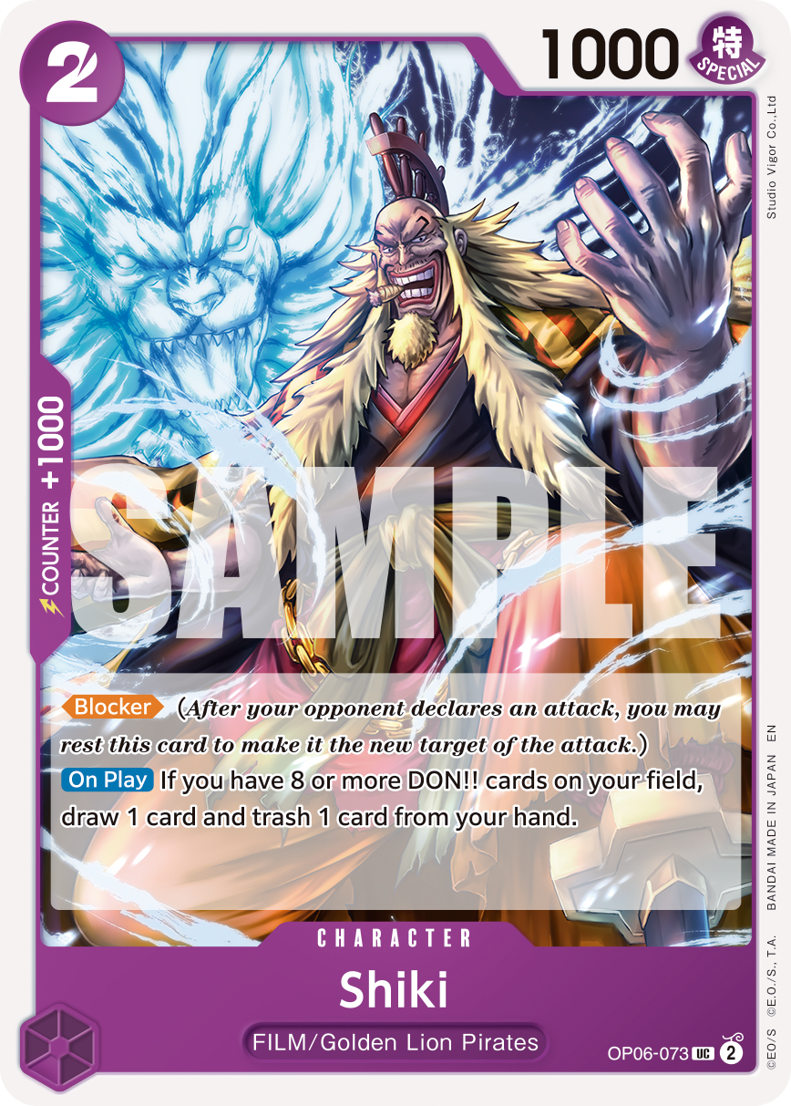 Shiki OP06-073 - PREMIUM BOOSTER -ONE PIECE CARD THE BEST vol.2- [PRB-02] kart görseli
