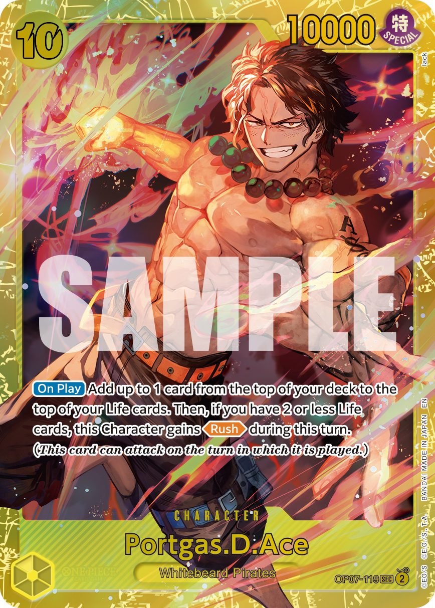 Portgas.D.Ace (Reprint) OP07-119 istek listesi kartı