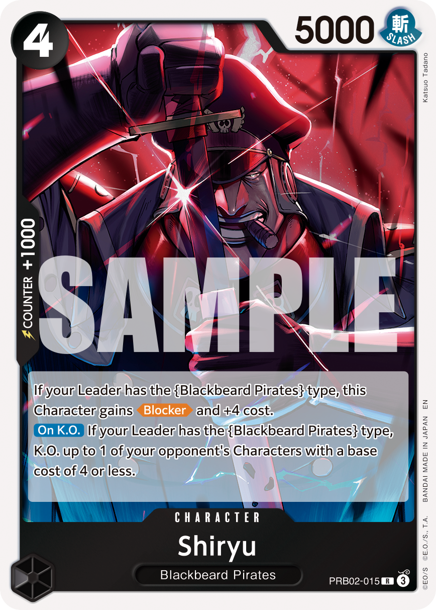 Shiryu PRB02-015 - PREMIUM BOOSTER -ONE PIECE CARD THE BEST vol.2- [PRB-02] kart görseli