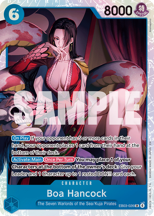 Boa Hancock EB03-026 - EXTRA BOOSTER -ONE PIECE Heroines Edition- [EB-03] kart görseli