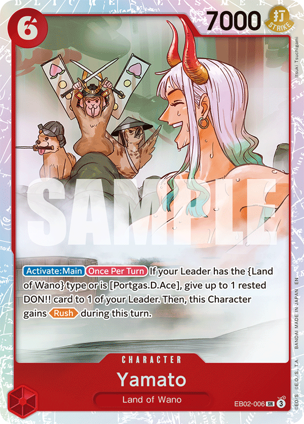 Yamato EB02-006 - EXTRA BOOSTER -Anime 25th collection- [EB-02] kart görseli