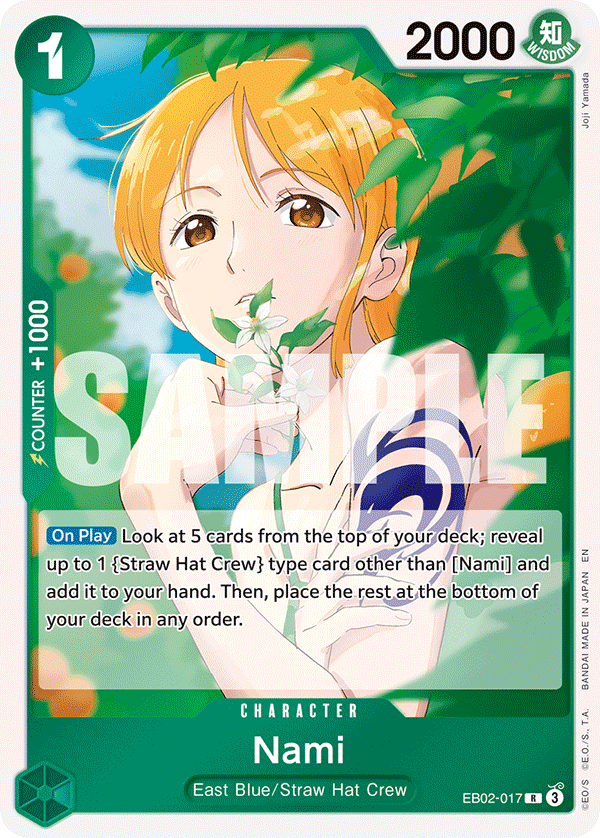 Nami EB02-017 - EXTRA BOOSTER -Anime 25th collection- [EB-02] kart görseli