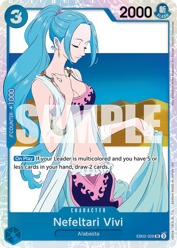 Nefeltari Vivi EB02-026 - EXTRA BOOSTER -Anime 25th collection- [EB-02] kart görseli