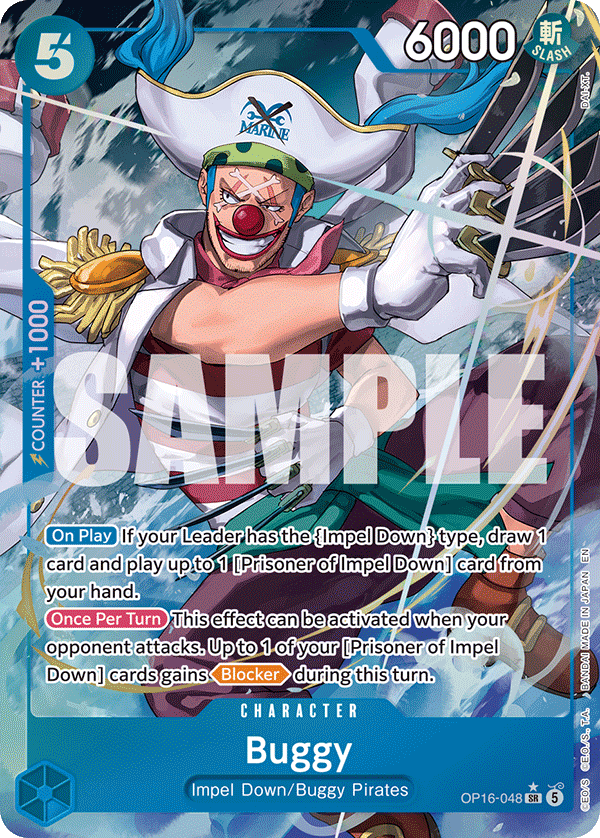 Buggy (Alternate Art) OP16-048 istek listesi kartı