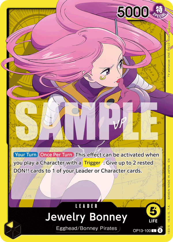 Jewelry Bonney OP13-100 - BOOSTER PACK -Carrying on His Will- [OP-13] kart görseli