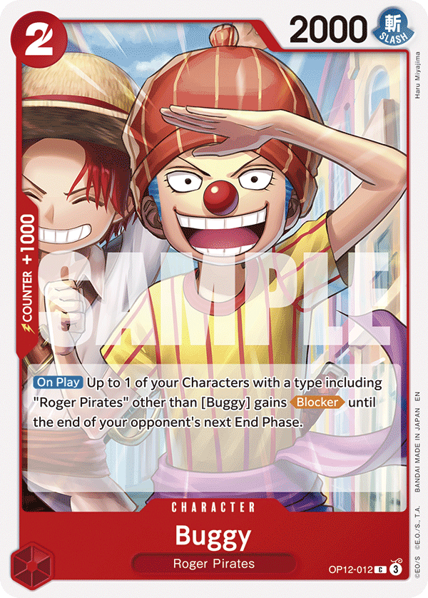 Buggy OP12-012 - BOOSTER PACK -Legacy of the Master- [OP-12] kart görseli