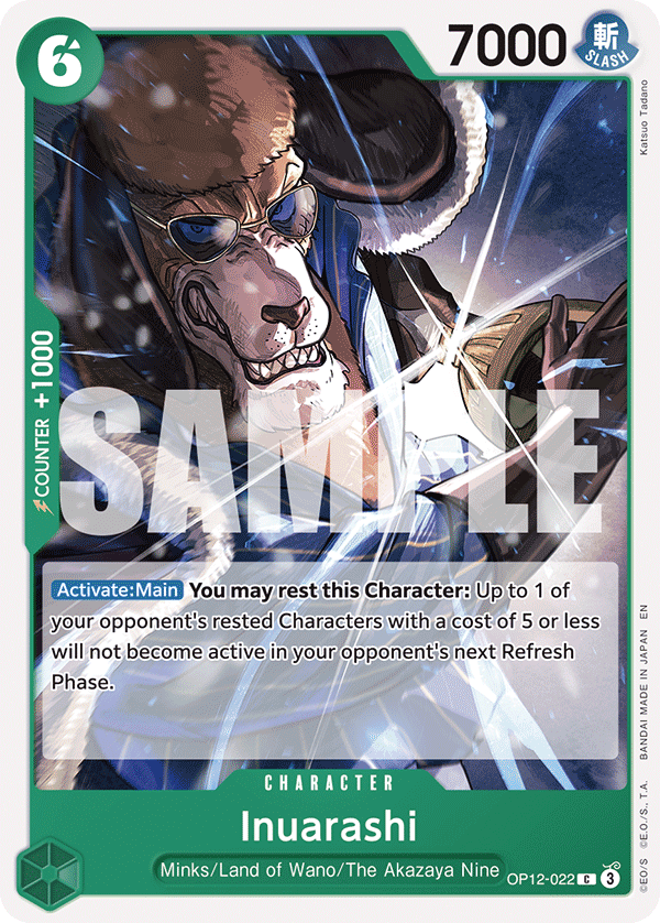 Inuarashi OP12-022 - BOOSTER PACK -Legacy of the Master- [OP-12] kart görseli