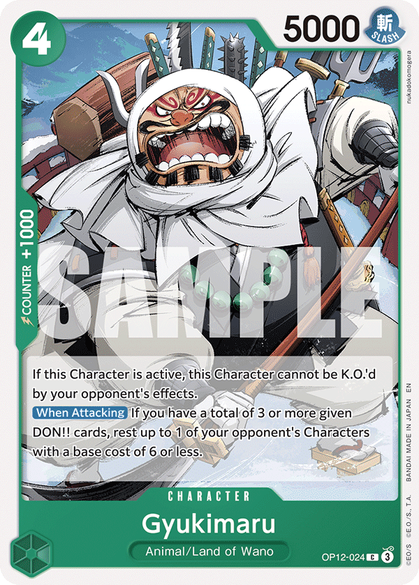Gyukimaru OP12-024 - BOOSTER PACK -Legacy of the Master- [OP-12] kart görseli