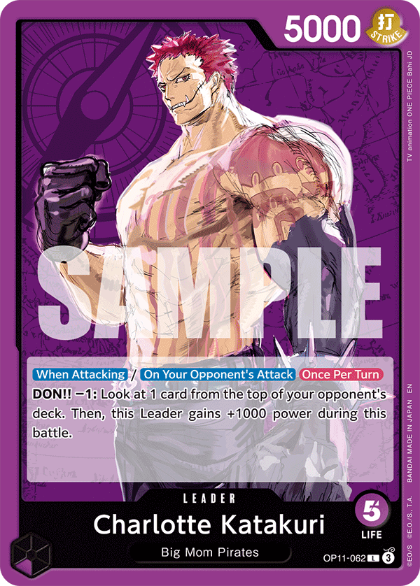 Charlotte Katakuri OP11-062 - BOOSTER PACK -A Fist of Divine Speed- [OP-11] kart görseli