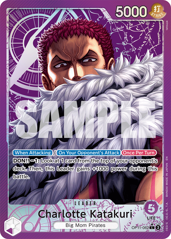 Charlotte Katakuri (Alternate Art) OP11-062 - BOOSTER PACK -A Fist of Divine Speed- [OP-11] kart görseli