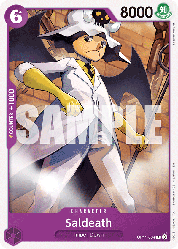 Saldeath OP11-064 - BOOSTER PACK -A Fist of Divine Speed- [OP-11] kart görseli