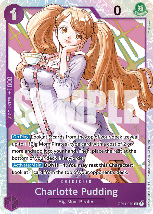 Charlotte Pudding OP11-070 - BOOSTER PACK -A Fist of Divine Speed- [OP-11] kart görseli