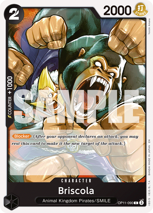 Briscola OP11-090 - BOOSTER PACK -A Fist of Divine Speed- [OP-11] kart görseli