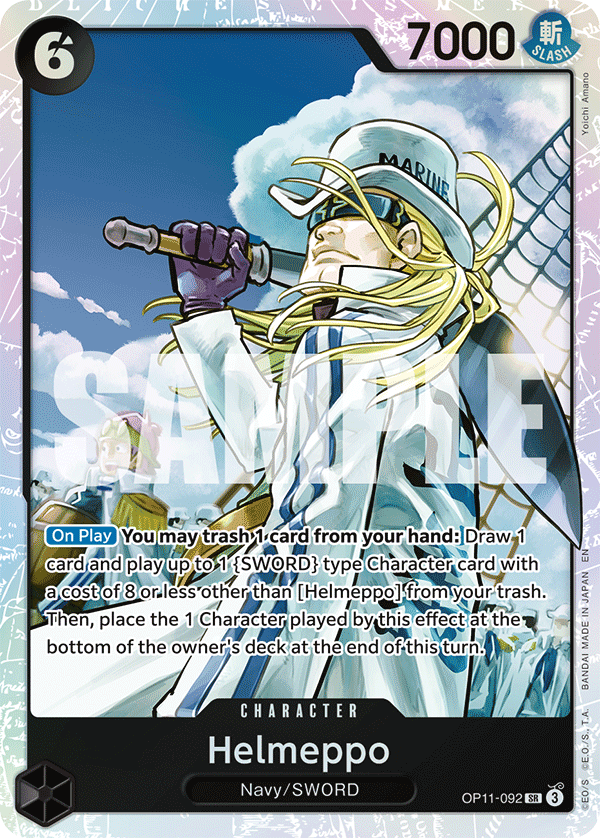 Helmeppo OP11-092 - BOOSTER PACK -A Fist of Divine Speed- [OP-11] kart görseli