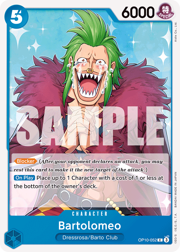 Bartolomeo OP10-052 - BOOSTER PACK -Royal Blood- [OP-10] kart görseli