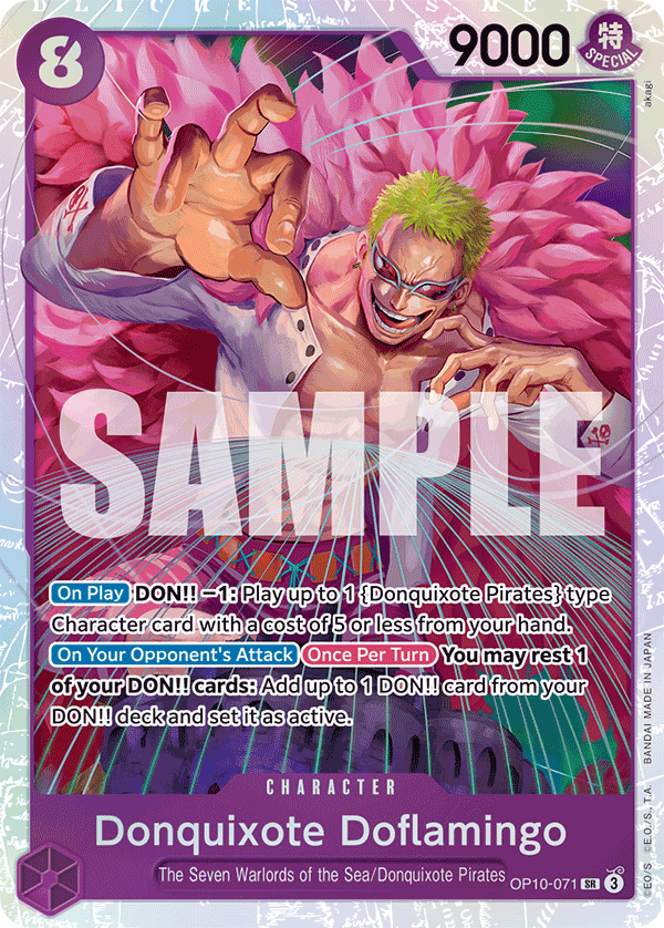 Donquixote Doflamingo OP10-071 - BOOSTER PACK -Royal Blood- [OP-10] kart görseli