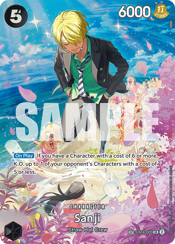 Sanji (Alternate Art) ST14-003 - BOOSTER PACK -Royal Blood- [OP-10] kart görseli
