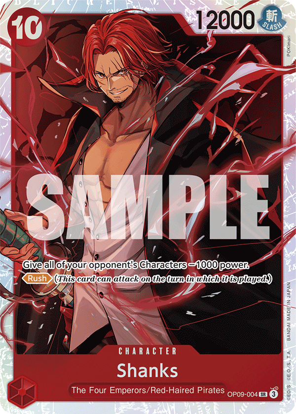 Shanks OP09-004 - BOOSTER PACK -Emperors in the New World- [OP-09] kart görseli