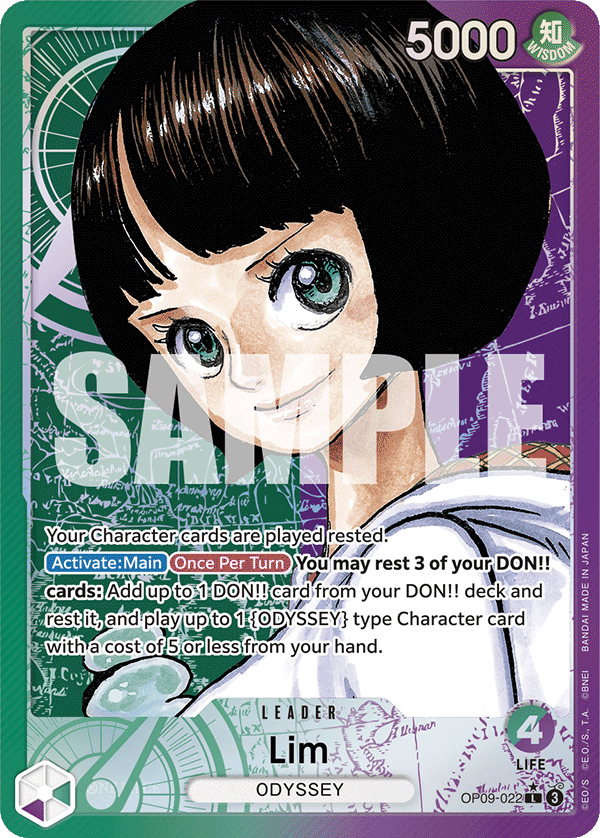 Lim (Alternate Art) OP09-022 - BOOSTER PACK -Emperors in the New World- [OP-09] kart görseli