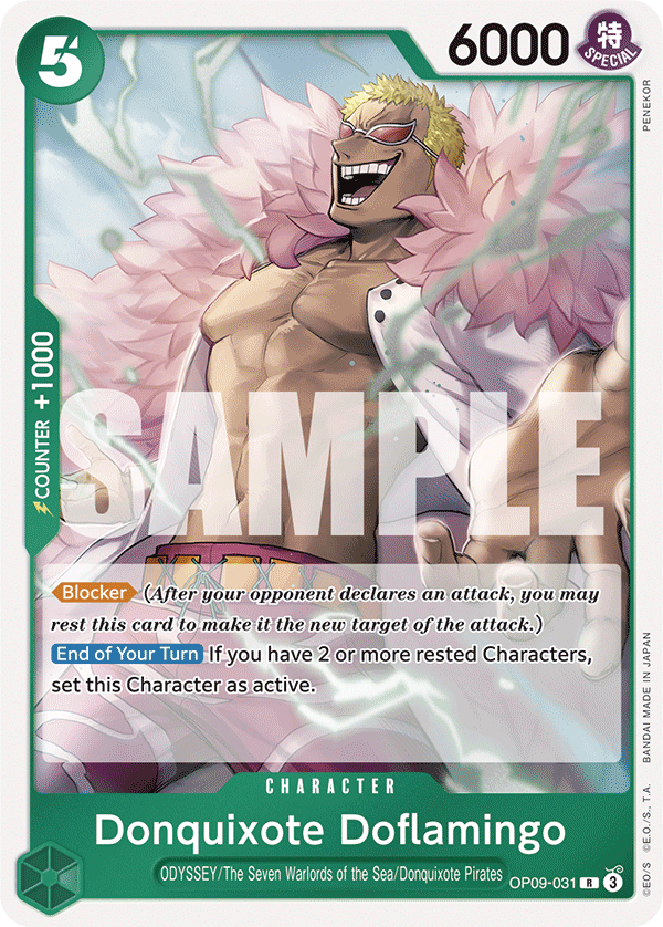 Donquixote Doflamingo OP09-031 - BOOSTER PACK -Emperors in the New World- [OP-09] kart görseli