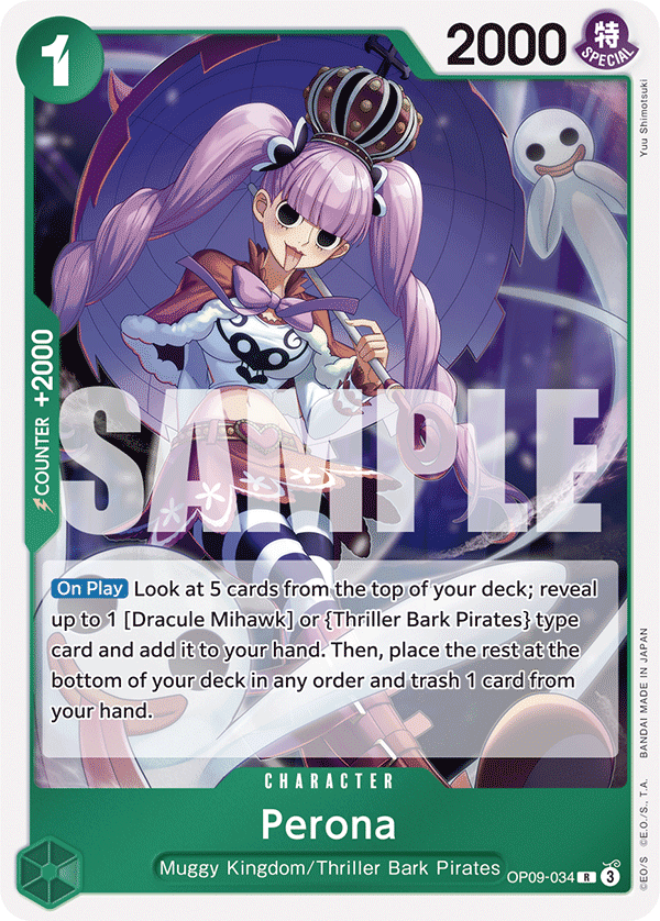 Perona OP09-034 - BOOSTER PACK -Emperors in the New World- [OP-09] kart görseli