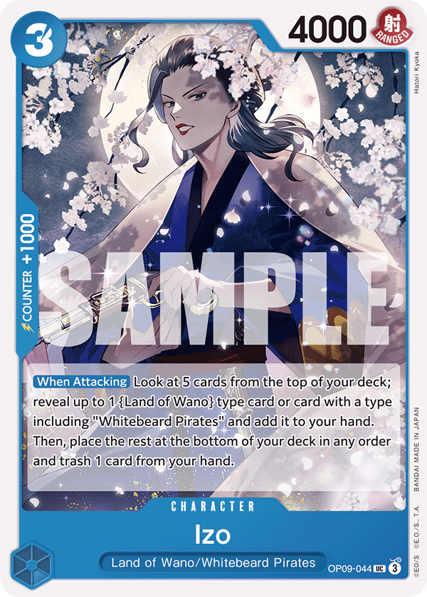 Izo OP09-044 - BOOSTER PACK -Emperors in the New World- [OP-09] kart görseli