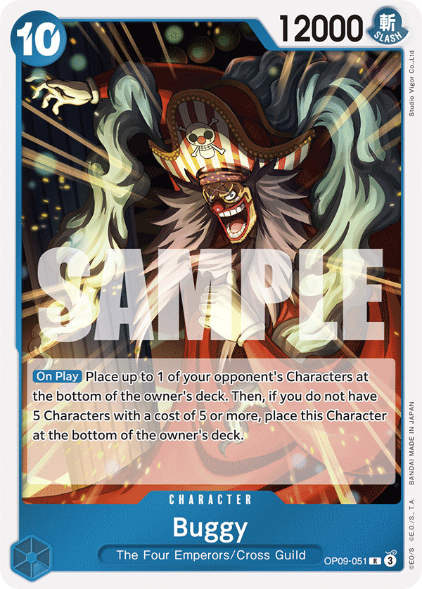 Buggy OP09-051 - BOOSTER PACK -Emperors in the New World- [OP-09] kart görseli