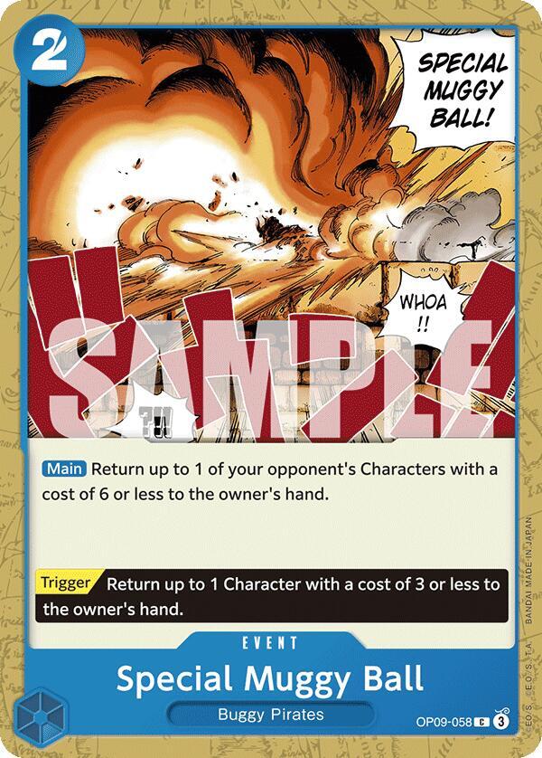 Special Muggy Ball OP09-058 - BOOSTER PACK -Emperors in the New World- [OP-09] kart görseli