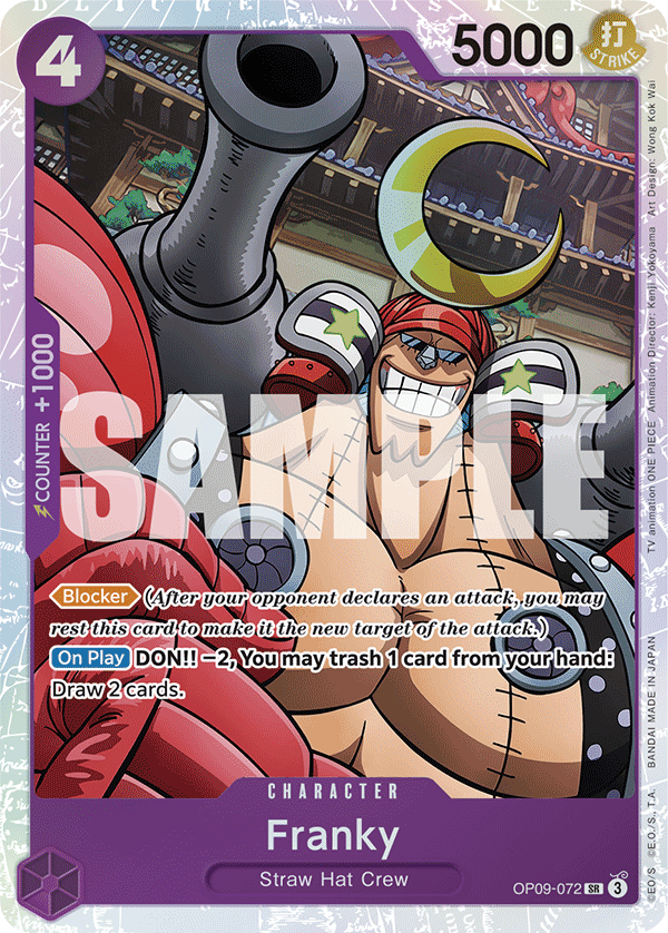 Franky OP09-072 - BOOSTER PACK -Emperors in the New World- [OP-09] kart görseli