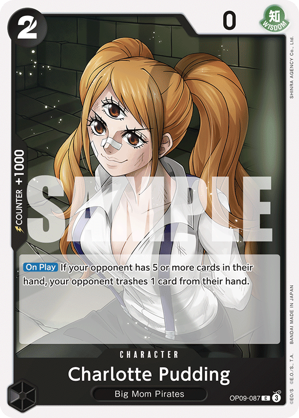Charlotte Pudding OP09-087 - BOOSTER PACK -Emperors in the New World- [OP-09] kart görseli