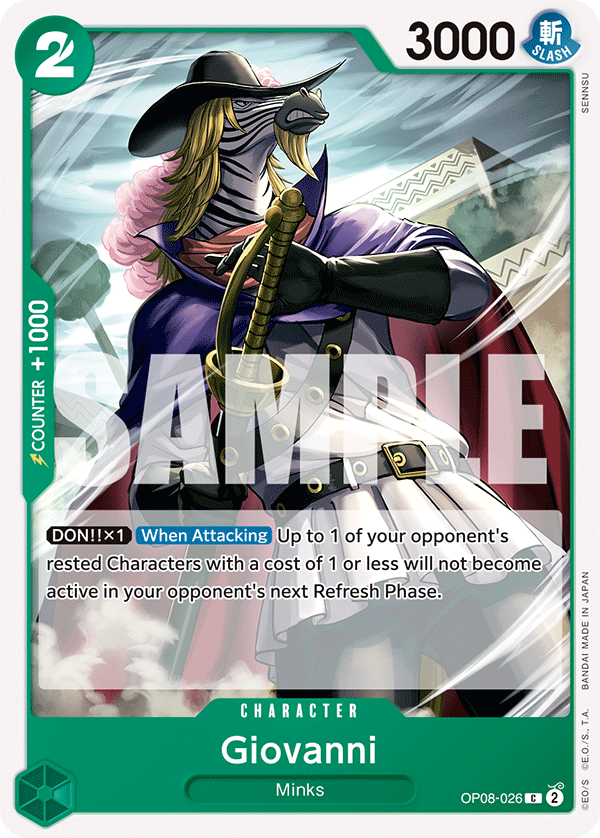 Giovanni OP08-026 - BOOSTER PACK -Two Legends- [OP-08] kart görseli