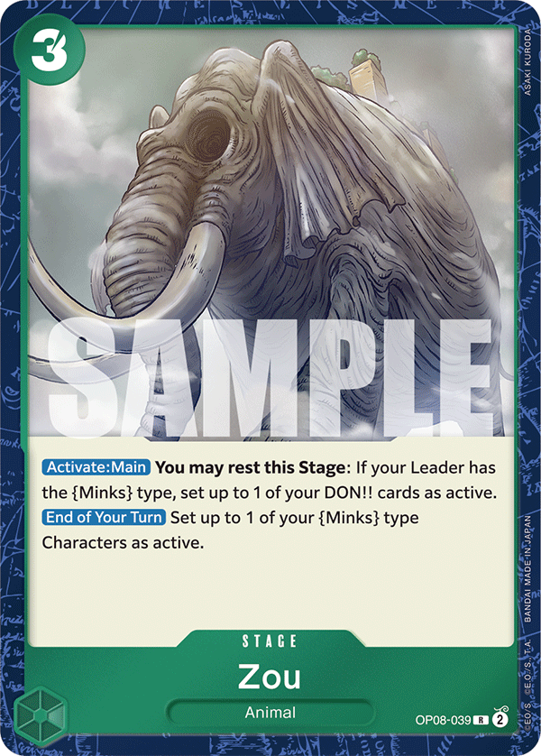 Zou OP08-039 - BOOSTER PACK -Two Legends- [OP-08] kart görseli