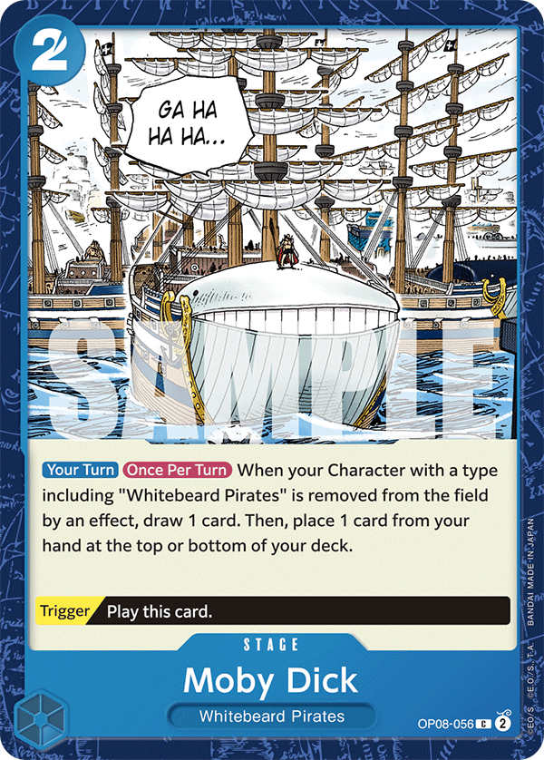 Moby Dick OP08-056 - BOOSTER PACK -Two Legends- [OP-08] kart görseli