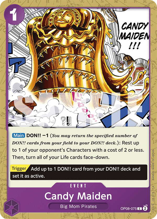 Candy Maiden OP08-075 - BOOSTER PACK -Two Legends- [OP-08] kart görseli
