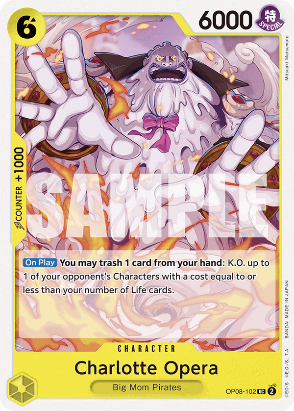 Charlotte Opera OP08-102 - BOOSTER PACK -Two Legends- [OP-08] kart görseli