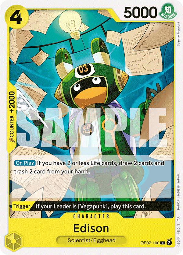 Edison OP07-100 - BOOSTER PACK -500 Years in the Future- [OP-07] kart görseli