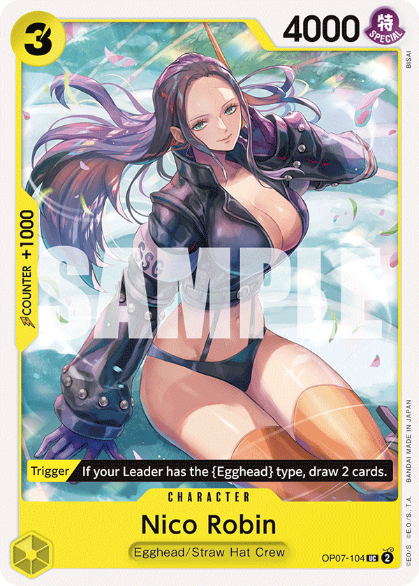 Nico Robin OP07-104 - BOOSTER PACK -500 Years in the Future- [OP-07] kart görseli